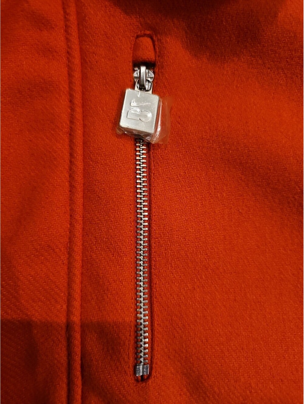 NEW Nike Naomi Osaka Full Zip Varsity Wool Jacket Orange Size Medium HV2058-893 - Picture 2 of 9